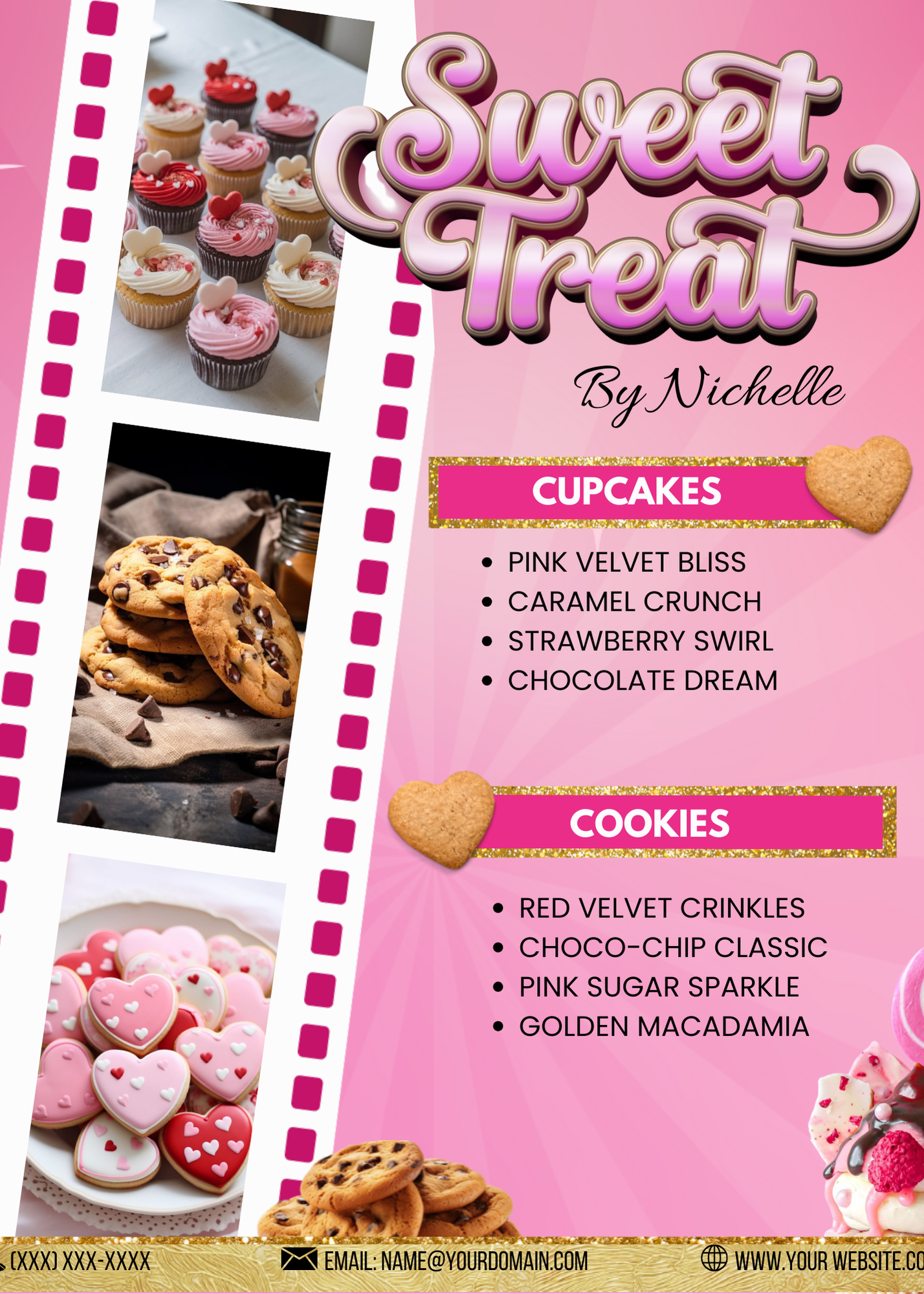 Custom Mini Menus – 5x7 Personalized Prints