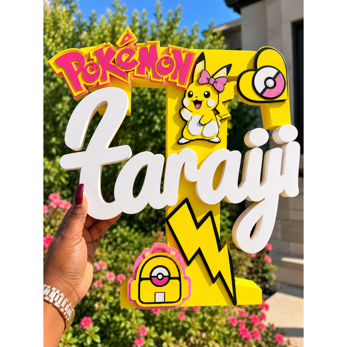 Name PoP Displays™ – Custom 3D Initial Name Sign
