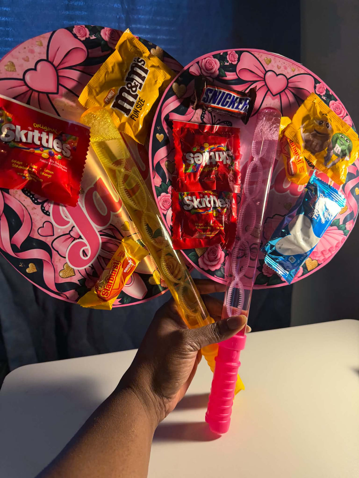 Personalized Bubble Wand & Candy Party Favor
