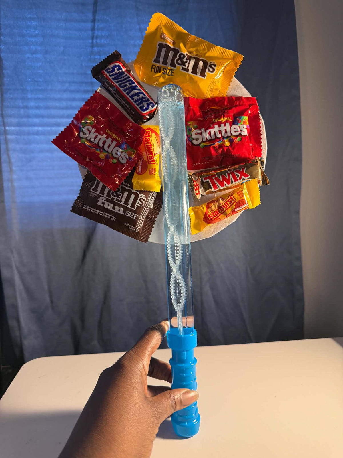 Personalized Bubble Wand & Candy Party Favor