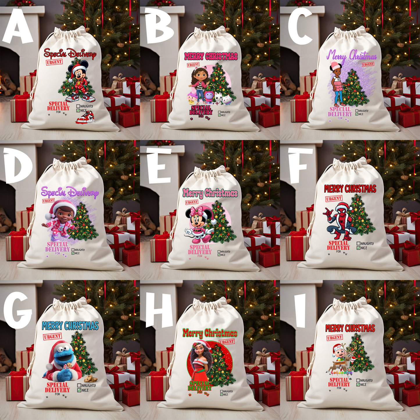 Personalized Christmas Sack - A Truly One-of-a-Kind Holiday Keepsake!