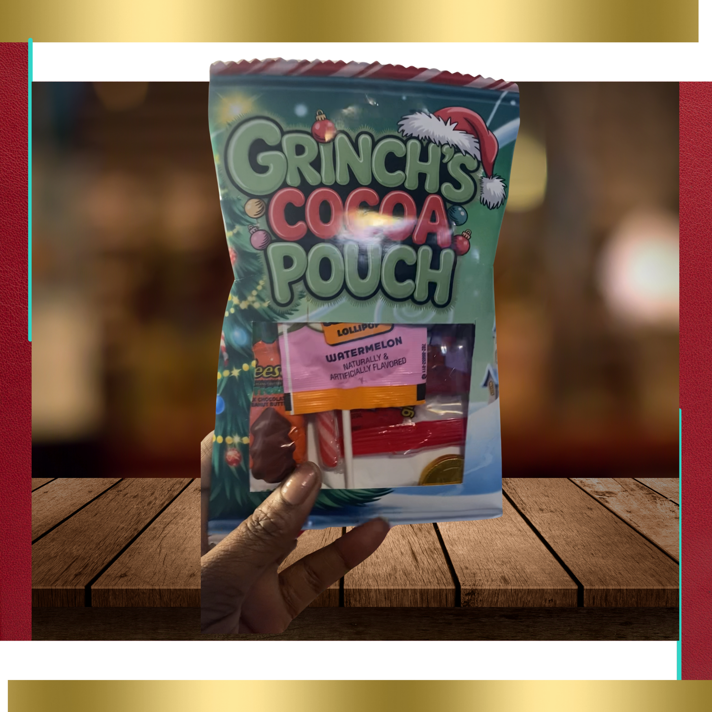 Cocoa Snack Pouches | Holiday Cocoa Treat Bags & Giftable Snack Packs