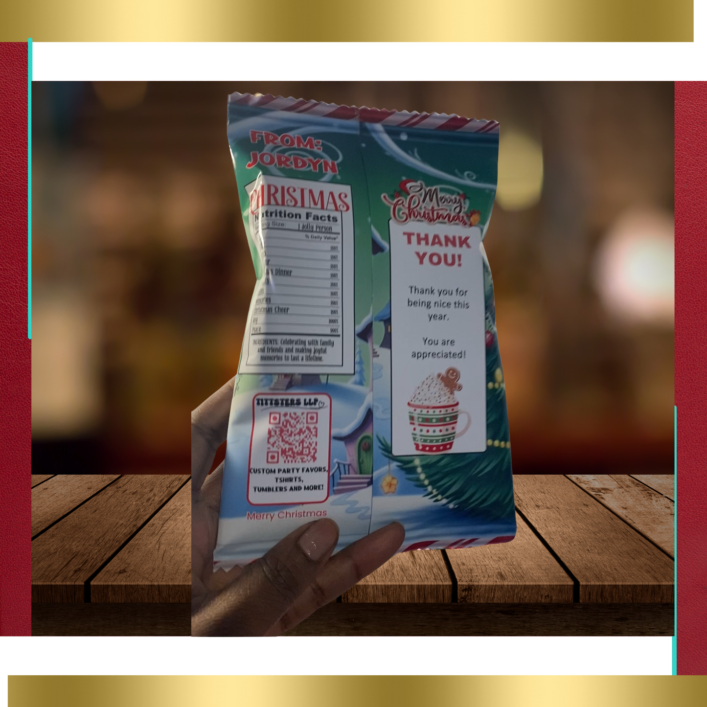 Cocoa Snack Pouches | Holiday Cocoa Treat Bags & Giftable Snack Packs