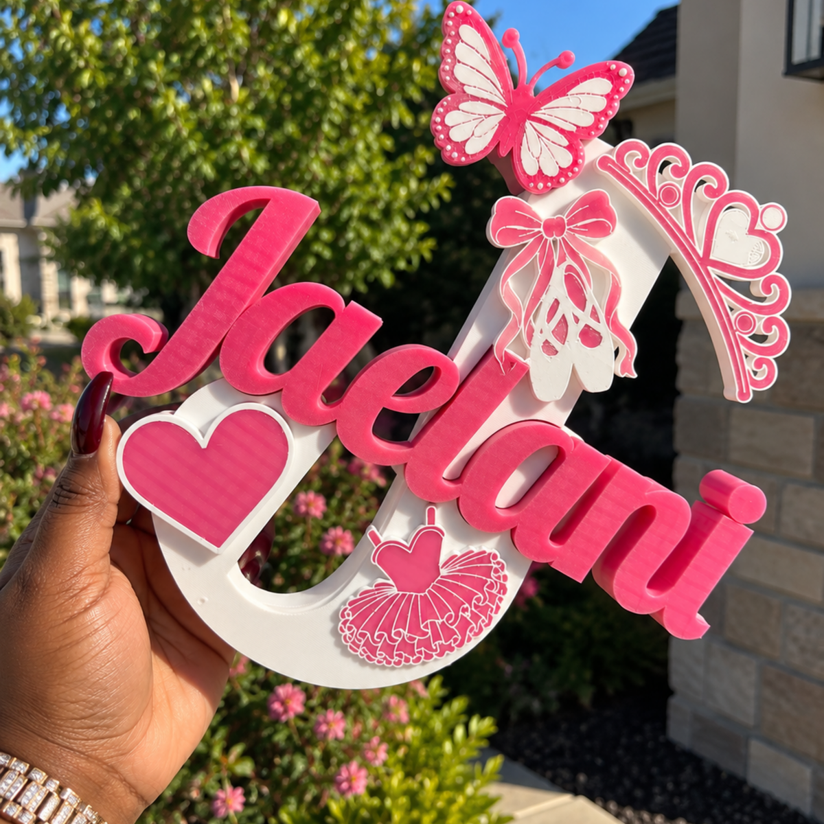 Name PoP Displays™ – Custom 3D Initial Name Sign