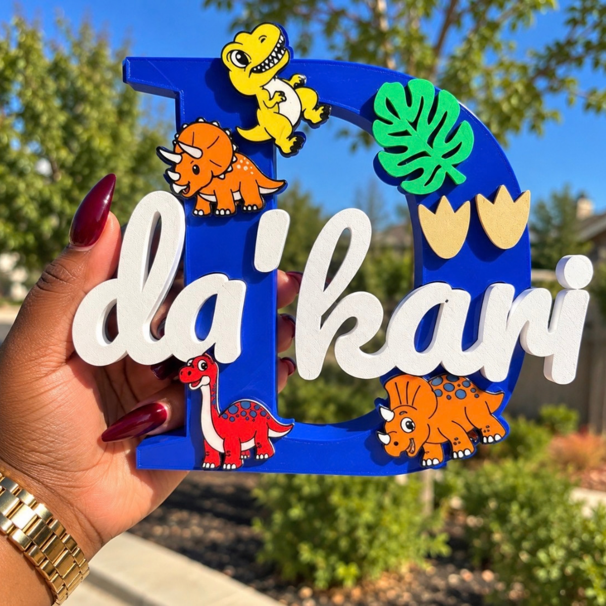 Name PoP Displays™ – Custom 3D Initial Name Sign