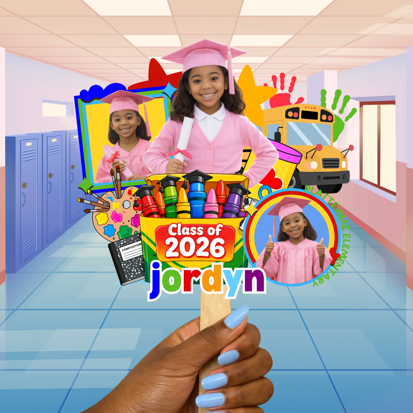 Pre-K Graduation Photo Fan – Class of 2026