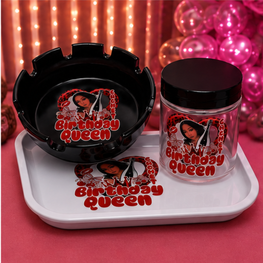 Custom Rolling Tray Set