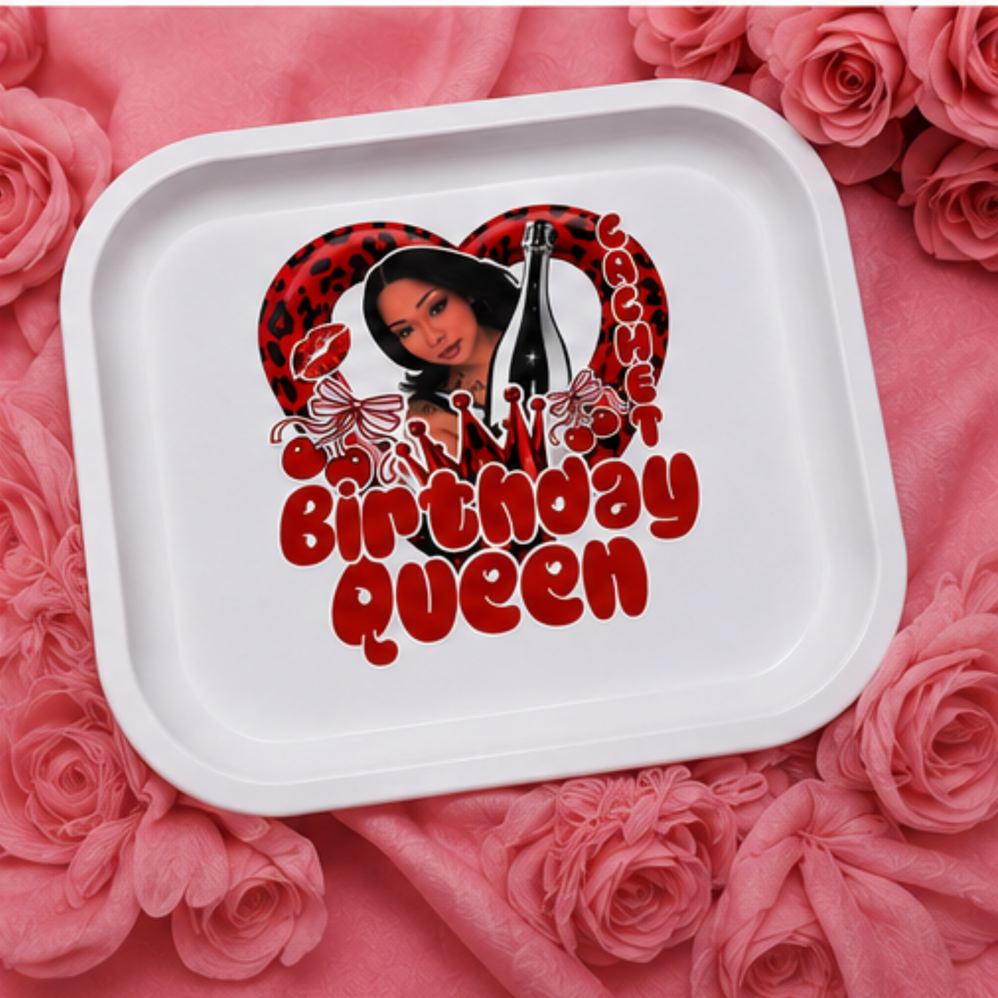 Custom Rolling Tray Set