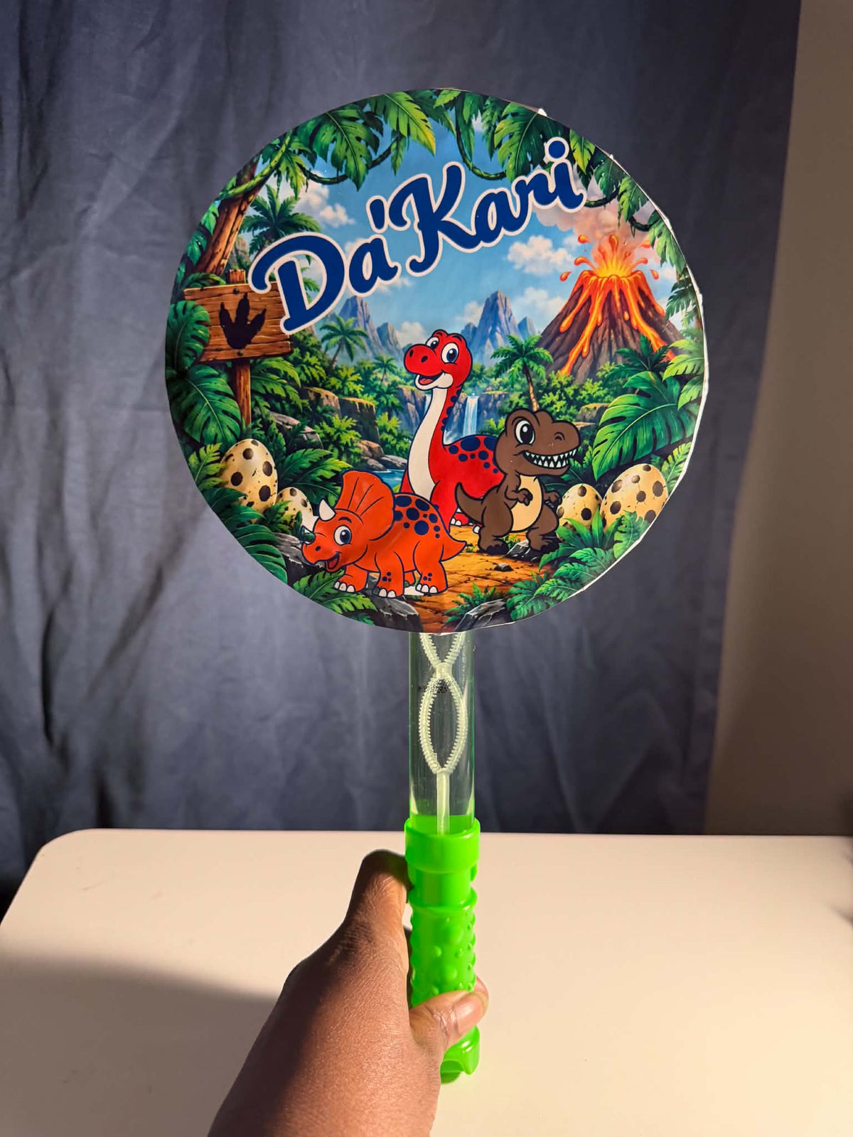 Personalized Bubble Wand & Candy Party Favor