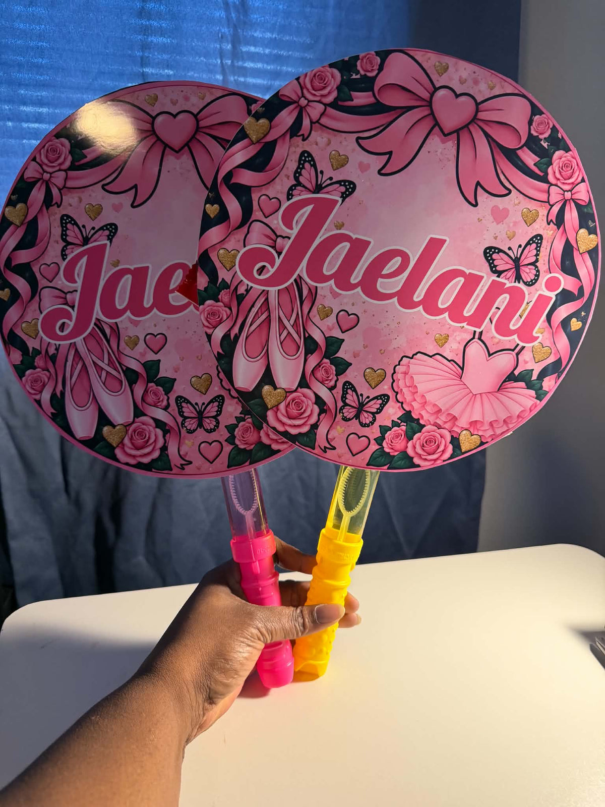 Personalized Bubble Wand & Candy Party Favor